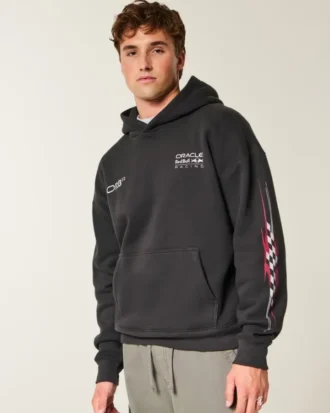 Boxy Oracle Red Bull Racing Graphic Hoodie Boxy Oracle Red Bull Racing Graphic Hoodie