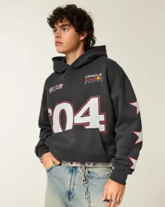 Boxy Oracle Red Bull Racing Graphic Hoodie Boxy Oracle Red Bull Racing Graphic Hoodie