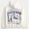 Boxy Penn State University Nittany Lions grafisk hoodie