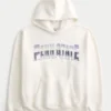 Boxy Penn State University Nittany Lions grafisk hoodie