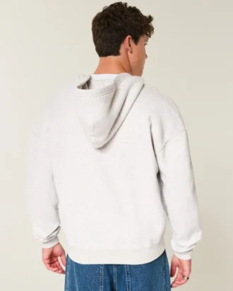 Boxy Providence Rhode Island grafisk hoodie med dragkedja Boxy Providence Rhode Island grafisk hoodie med dragkedja