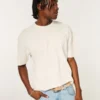 Boxy Slub Crew T-shirt
