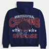 Boxy Syracuse University Orange Graphic Hoodie Boxy Syracuse University Orange Graphic Hoodie