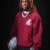 Boxy Texas A&M University Aggies grafisk hoodie