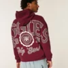 Boxy Texas A&M University Aggies grafisk hoodie