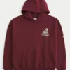 Boxy Texas A&M University Aggies grafisk hoodie