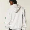 Boxy The Ohio State University Buckeyes grafisk hoodie med dragkedja