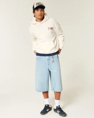 Boxy University of Arizona Wildcats grafisk hoodie
