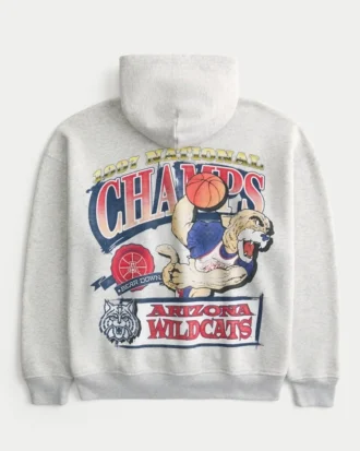 Boxy University of Arizona Wildcats grafisk hoodie