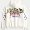Boxy University of Arizona Wildcats grafisk hoodie Boxy University of Arizona Wildcats grafisk hoodie