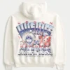 Boxy University of Connecticut Huskies grafisk hoodie Boxy University of Connecticut Huskies grafisk hoodie