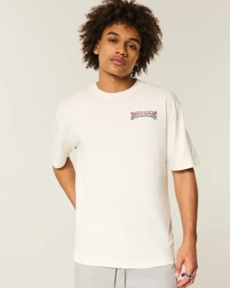 Boxy University of Georgia Bulldogs grafisk T-shirt
