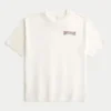 Boxy University of Georgia Bulldogs grafisk T-shirt