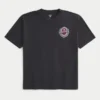 Boxy University of Houston Cougars grafisk T-shirt