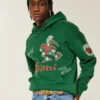 Boxy University of Miami Hurricanes grafisk hoodie
