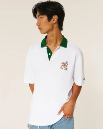 Boxy University of Miami Hurricanes grafisk polotröja