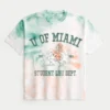 Boxy University of Miami Hurricanes grafisk T-shirt