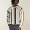 Boxy University of Michigan Wolverines Graphic Crew Sweater Boxy University of Michigan Wolverines Graphic Crew Sweater