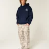 Boxy University of North Carolina at Chapel Hill Tar Heels grafisk hoodie