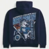 Boxy University of North Carolina at Chapel Hill Tar Heels grafisk hoodie