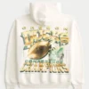Boxy University of Oregon Ducks Graphic Hoodie