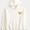 Boxy University of Oregon Ducks Graphic Hoodie