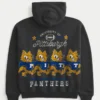 Boxy University of Pittsburgh Panthers grafisk hoodie
