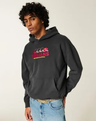 Boxy University of Southern California Trojans grafisk hoodie