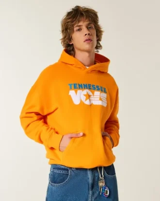 Boxy University of Tennessee Volunteers grafisk hoodie