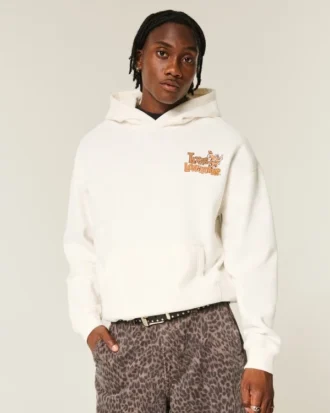 Boxy University of Texas at Austin Longhorns grafisk hoodie