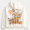 Boxy University of Texas at Austin Longhorns grafisk hoodie