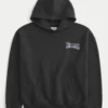 Boxy University of Washington Huskies grafisk hoodie