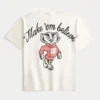 Boxy University of Wisconsin Badgers grafisk T-shirt