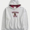 Boxy Virginia Tech Hokies Graphic Hoodie