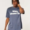 Boxy Witty Humor Tee Grafisk T-shirt Boxy Witty Humor Tee Grafisk T-shirt