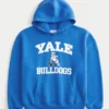 Boxy Yale Bulldogs grafisk hoodie Boxy Yale Bulldogs grafisk hoodie