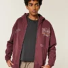 Boxy Zip-Up Arizona State University Sun Devils Graphic Hoodie Boxy Zip-Up Arizona State University Sun Devils Graphic Hoodie