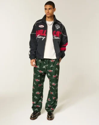 Car Graphic Flannel Pyjamasbyxor