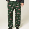 Car Graphic Flannel Pyjamasbyxor