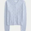 Cardigan med ögla