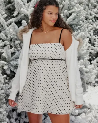 Chiffong Babydoll Miniklänning