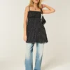 Chiffong Babydoll Miniklänning Chiffong Babydoll Miniklänning