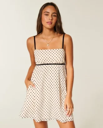 Chiffong Babydoll Miniklänning