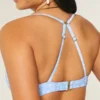 Curvy bikini-top med bygel och djup urringning