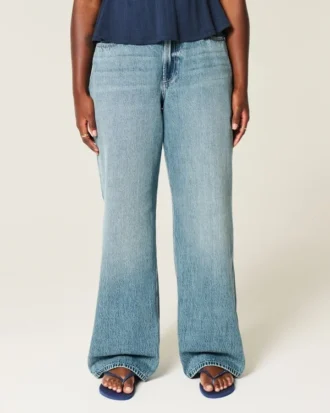 Curvy högmidjade baggy jeans Curvy högmidjade baggy jeans