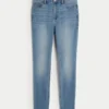Curvy högmidjade super skinny jeans i medium tvätt Curvy högmidjade super skinny jeans i medium tvätt