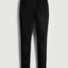Curvy högmidjade svarta jeansleggings Curvy högmidjade svarta jeansleggings