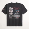 Dale Earnhardt NASCAR-T-shirt med tryck och pyjamasbyxor i flanell Dale Earnhardt NASCAR-T-shirt med tryck och pyjamasbyxor i flanell