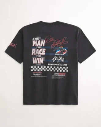 Dale Earnhardt NASCAR-T-shirt med tryck och pyjamasbyxor i flanell