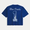 Duke University Blue Devils fotbollströja med tryck Duke University Blue Devils fotbollströja med tryck